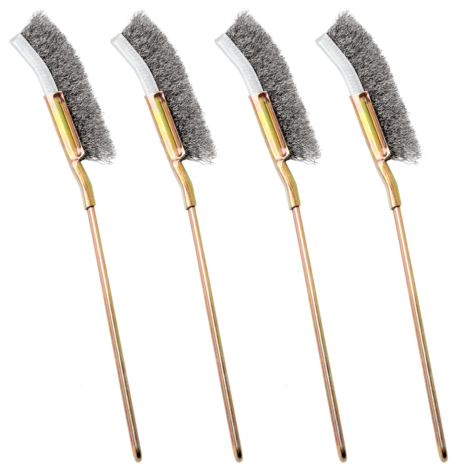 Paint Brush - Set di 4 Spazzole Metalliche a
