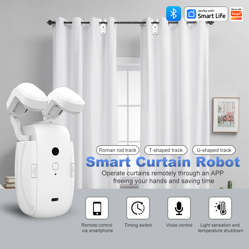 Curtain Rods - Apri-tende automatico intelligente con WiFi, controllo