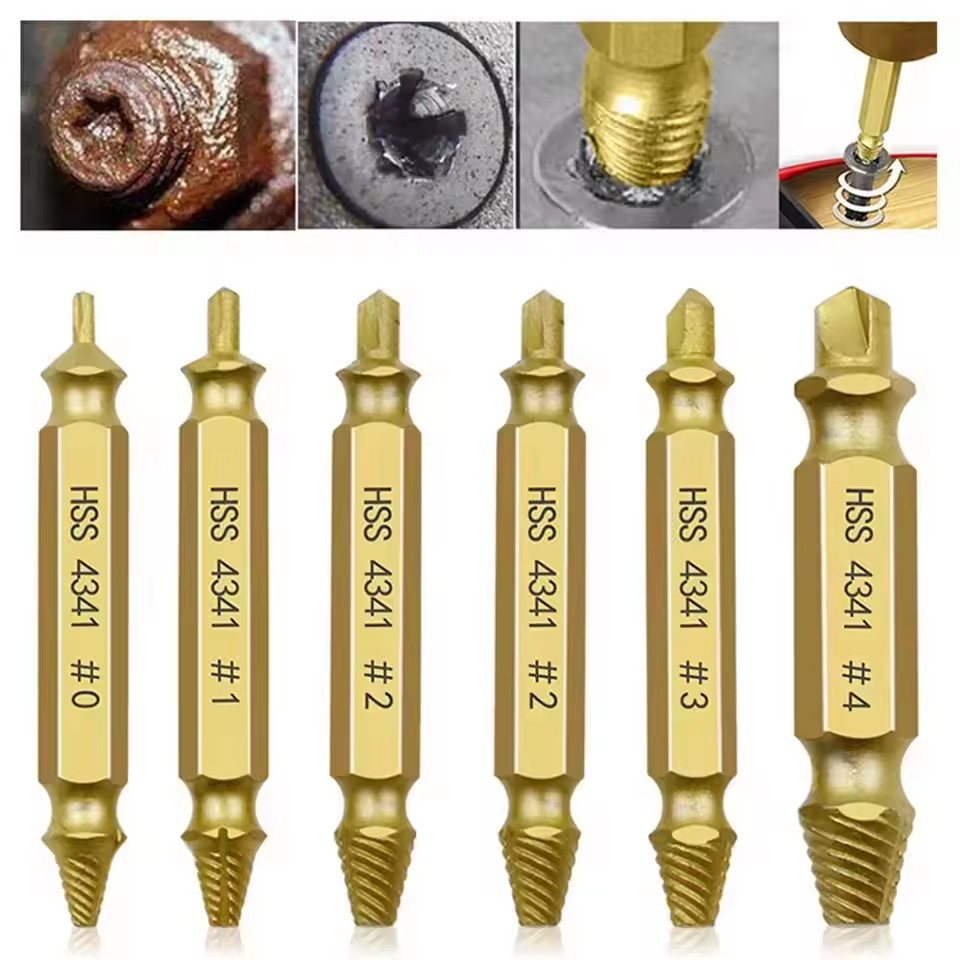 Drill Bits - Set di punte estrattori per viti