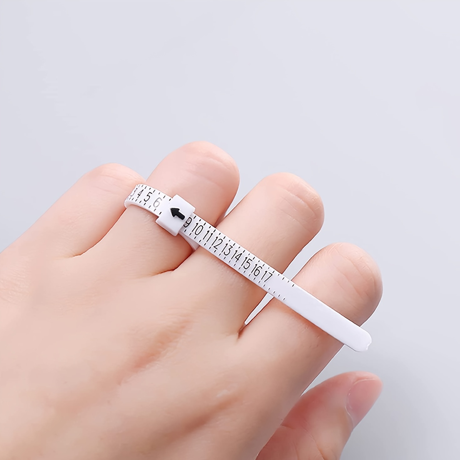 Tape Measure - Misuratore per anelli bianco – nastro