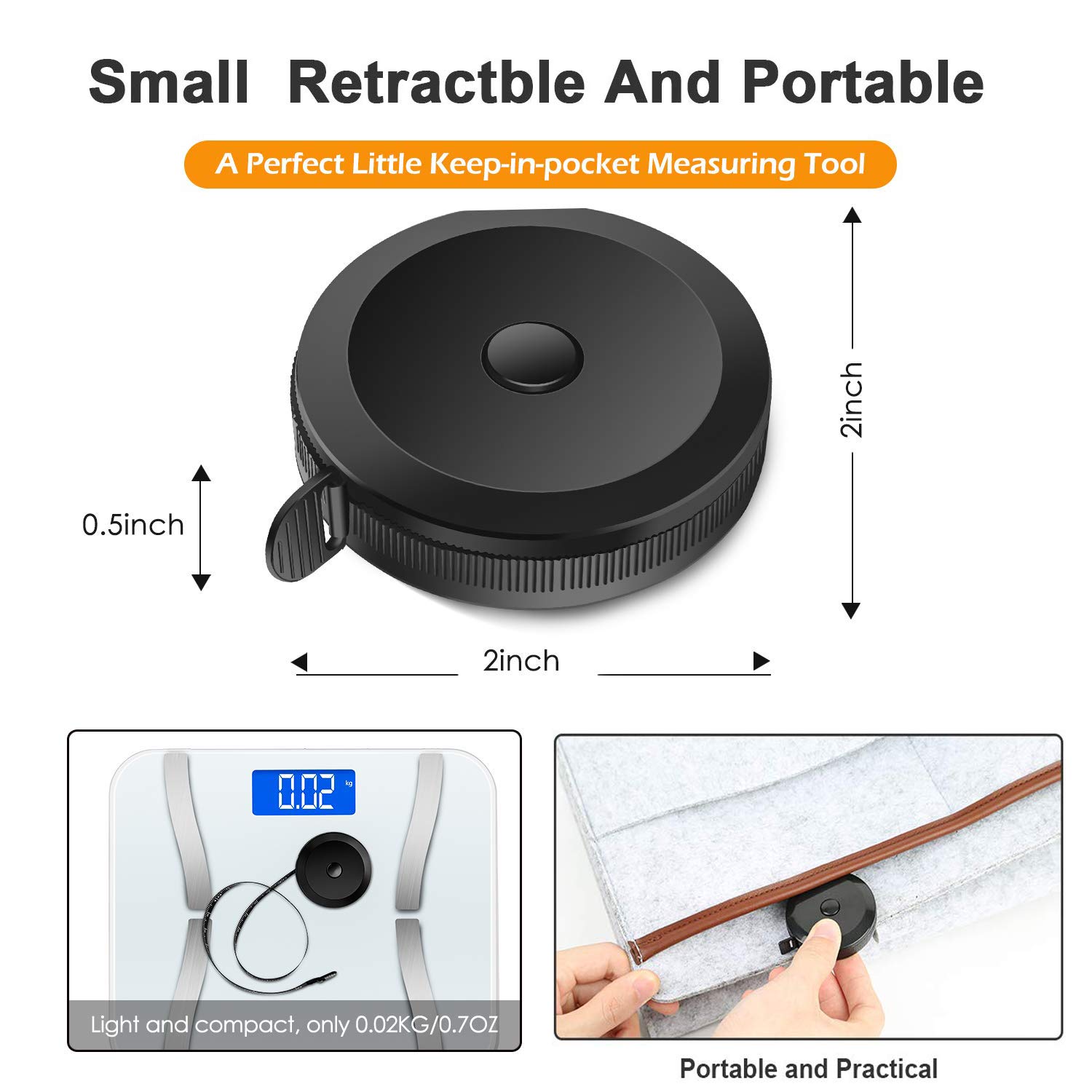 Mini metro a nastro da 150 cm, - Tape Measure recensione e prezzo
