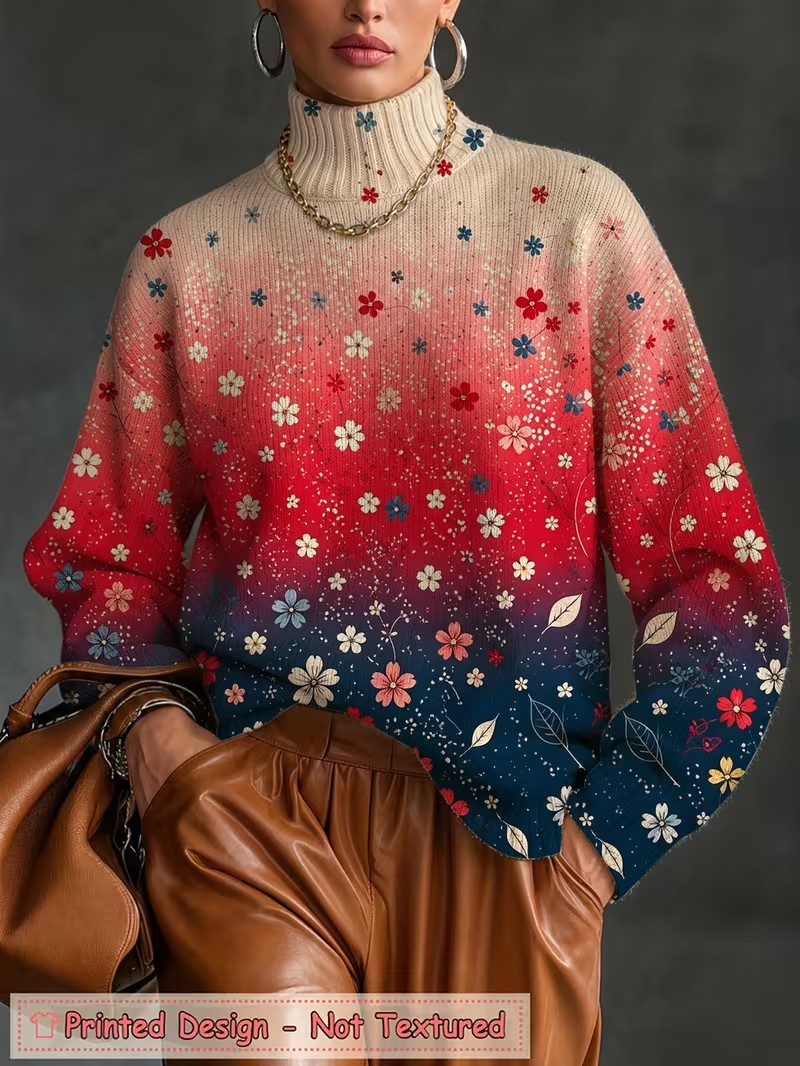 Maglia a collo alto da donna c - Wallpaper recensione e prezzo