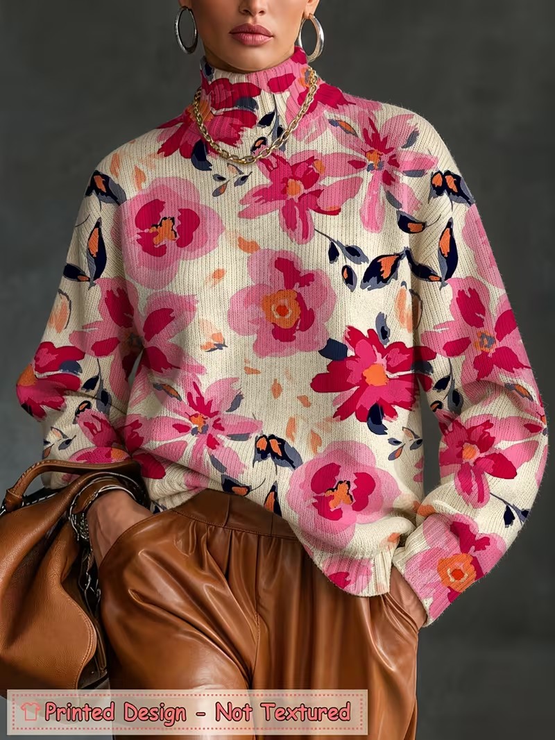 Maglia a collo alto da donna c - Wallpaper recensione e prezzo