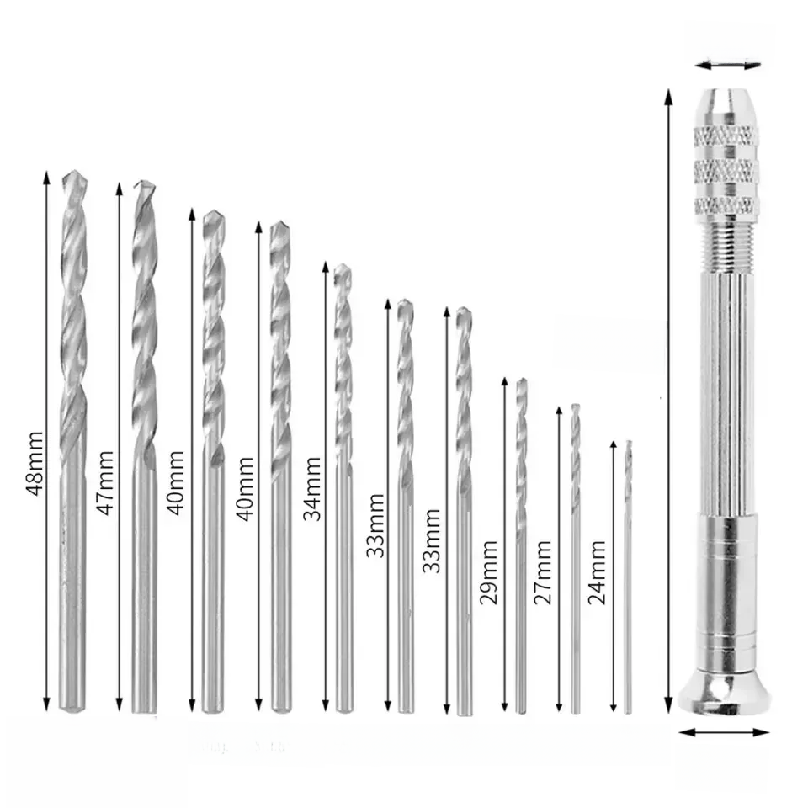 Mini Trapano Manuale 0.8-3.0mm - Drill Bits recensione e prezzo