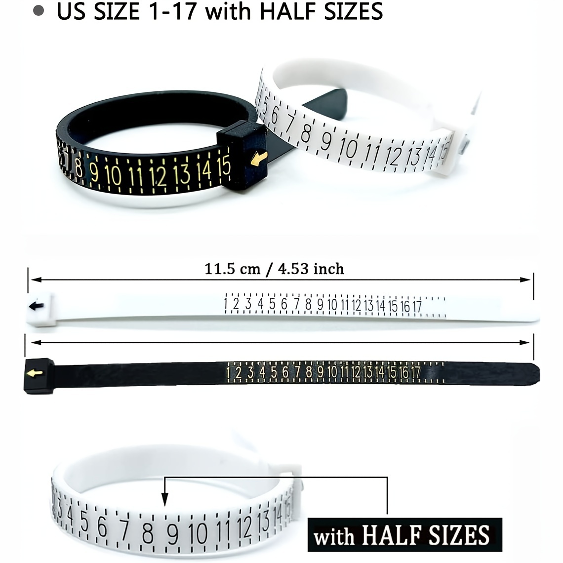 Misuratore per anelli bianco – - Tape Measure recensione e prezzo