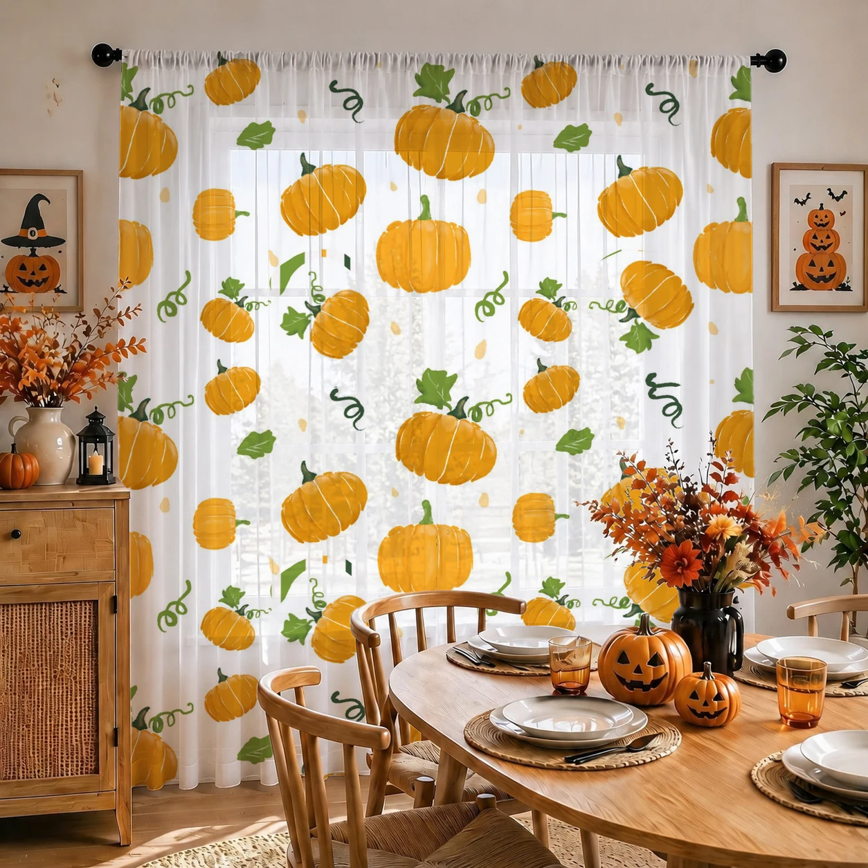 Tenda Trasparente di Halloween - Curtain Rods recensione e prezzo