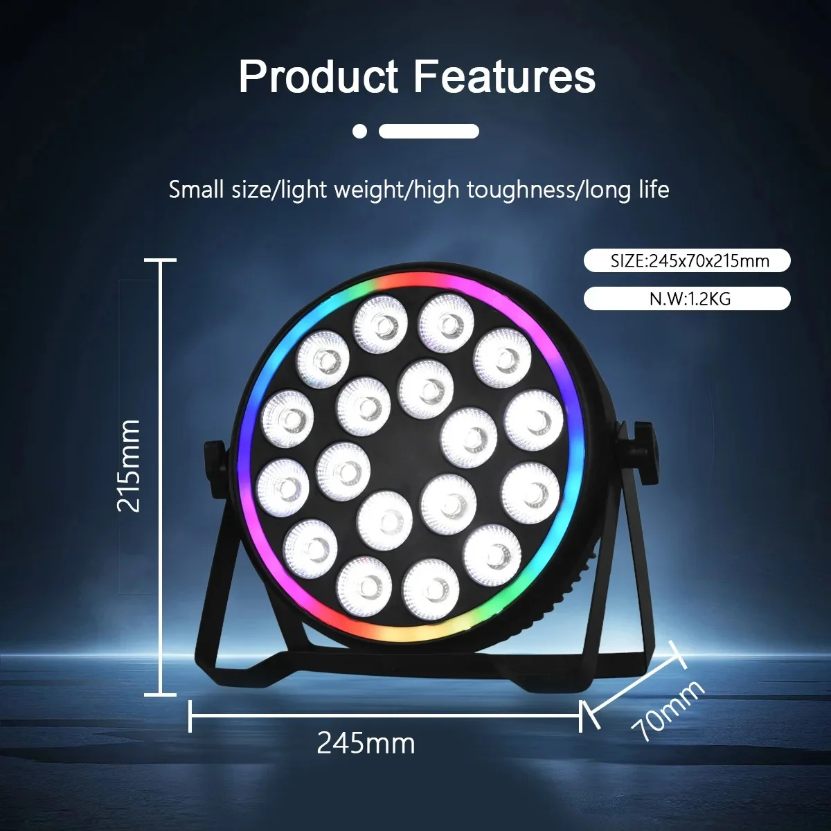 Fari LED Par 4in1 RGBW da 180W - Led Strip Lights recensione e prezzo